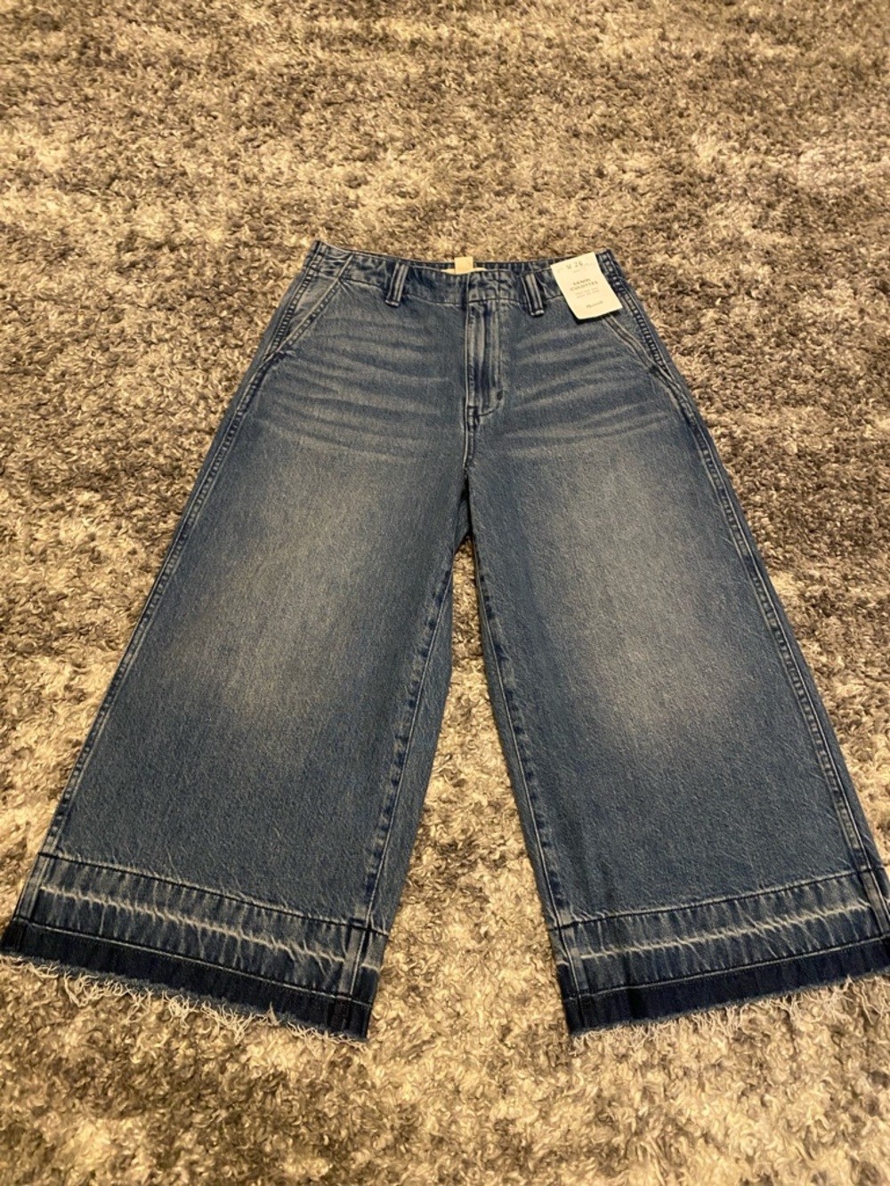 Madewell Denim Culottes 26 - Picture 2 of 12